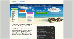 Desktop Screenshot of air-inclusive.com